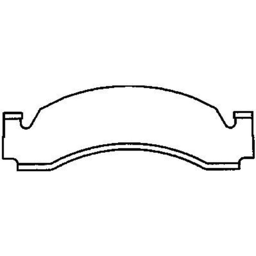 Bendix Friction MKD149FM BENDIX Fleet MetLok Brake Pad