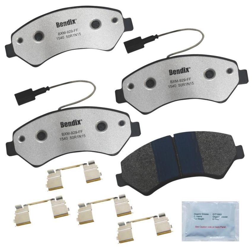 Bendix Friction MKD1540FM BENDIX Fleet MetLok Brake Pad