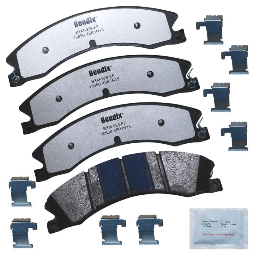 Bendix Friction MKD1565BFM BENDIX Fleet MetLok Brake Pad