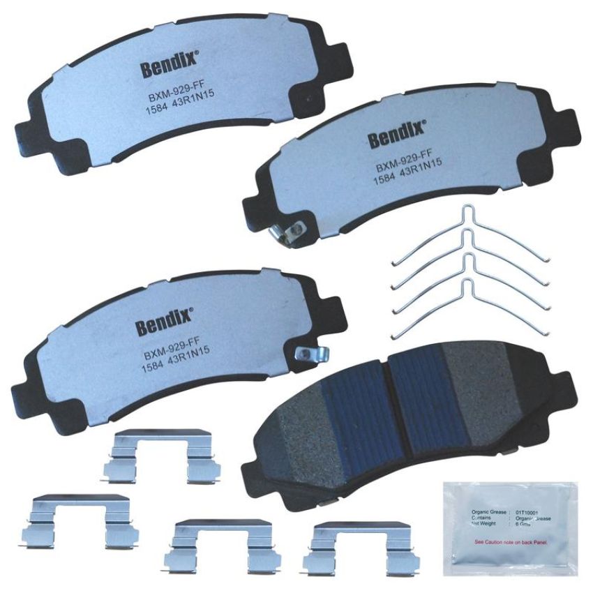 Bendix Friction MKD1584FM BENDIX Fleet MetLok Brake Pad