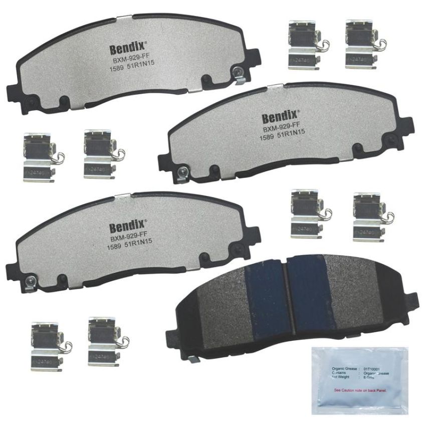 Bendix Friction MKD1589FM BENDIX Fleet MetLok Brake Pad