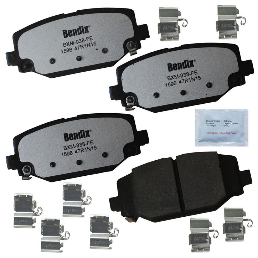 Bendix Friction MKD1596FM BENDIX Fleet MetLok Brake Pad