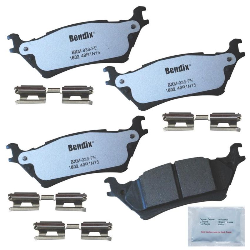 Bendix Friction MKD1602FM BENDIX Fleet MetLok Brake Pad