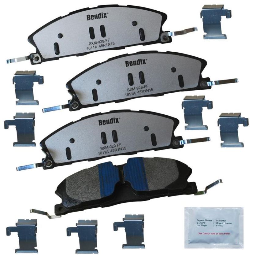 Bendix Friction MKD1611AFM BENDIX Fleet MetLok Brake Pad