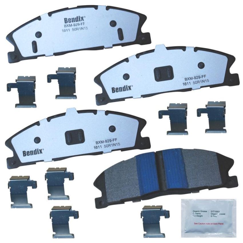 Bendix Friction MKD1611FM BENDIX Fleet MetLok Brake Pad