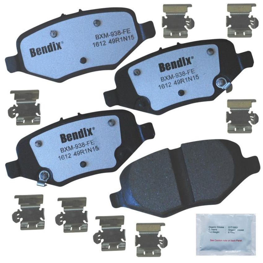 Bendix Friction MKD1612FM BENDIX Fleet MetLok Brake Pad