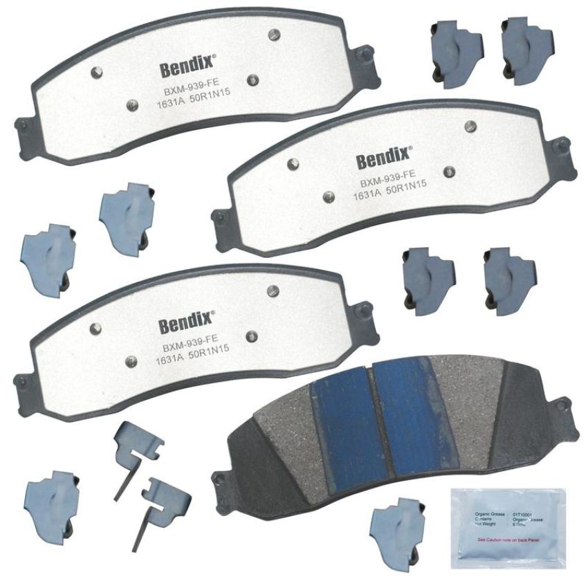 Bendix Friction MKD1631AFM BENDIX Fleet MetLok Brake Pad