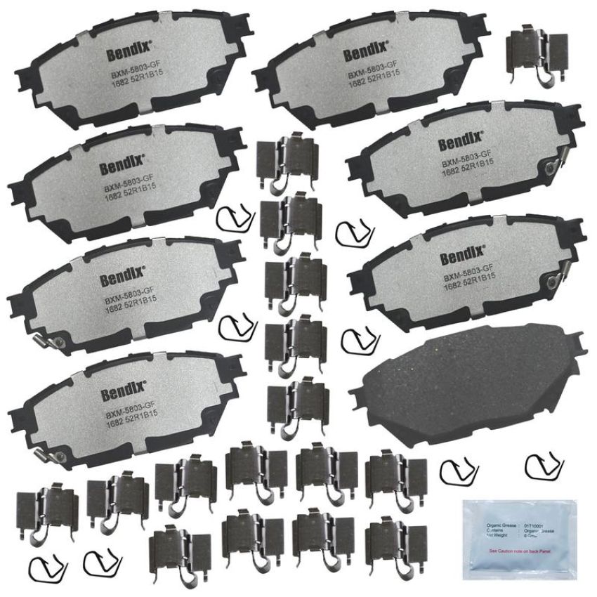 Bendix Friction MKD1682FM BENDIX Fleet MetLok Brake Pad