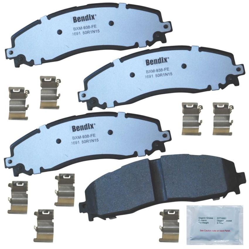 Bendix Friction MKD1691FM BENDIX Fleet MetLok Brake Pad