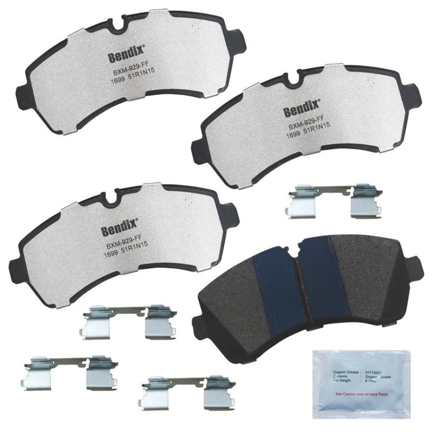 Bendix Friction MKD1699FM BENDIX Fleet MetLok Brake Pad
