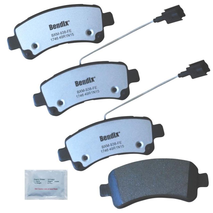 Bendix Friction MKD1746FM BENDIX Fleet MetLok Brake Pad