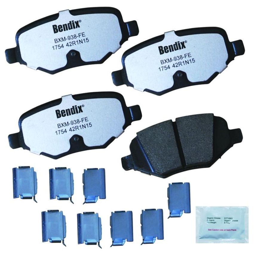 Bendix Friction MKD1754FM BENDIX Fleet MetLok Brake Pad
