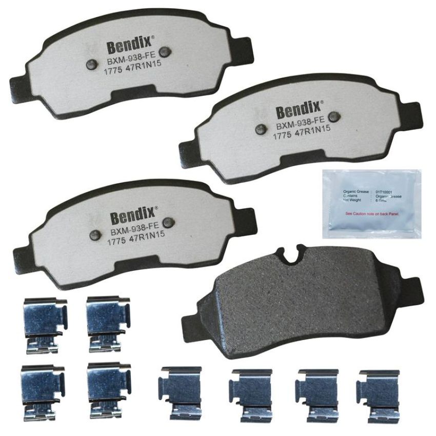 Bendix Friction MKD1775FM BENDIX Fleet MetLok Brake Pad