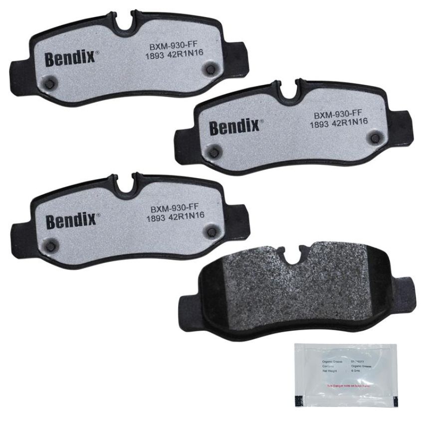 Bendix Friction MKD1893FM BENDIX Fleet MetLok Brake Pad