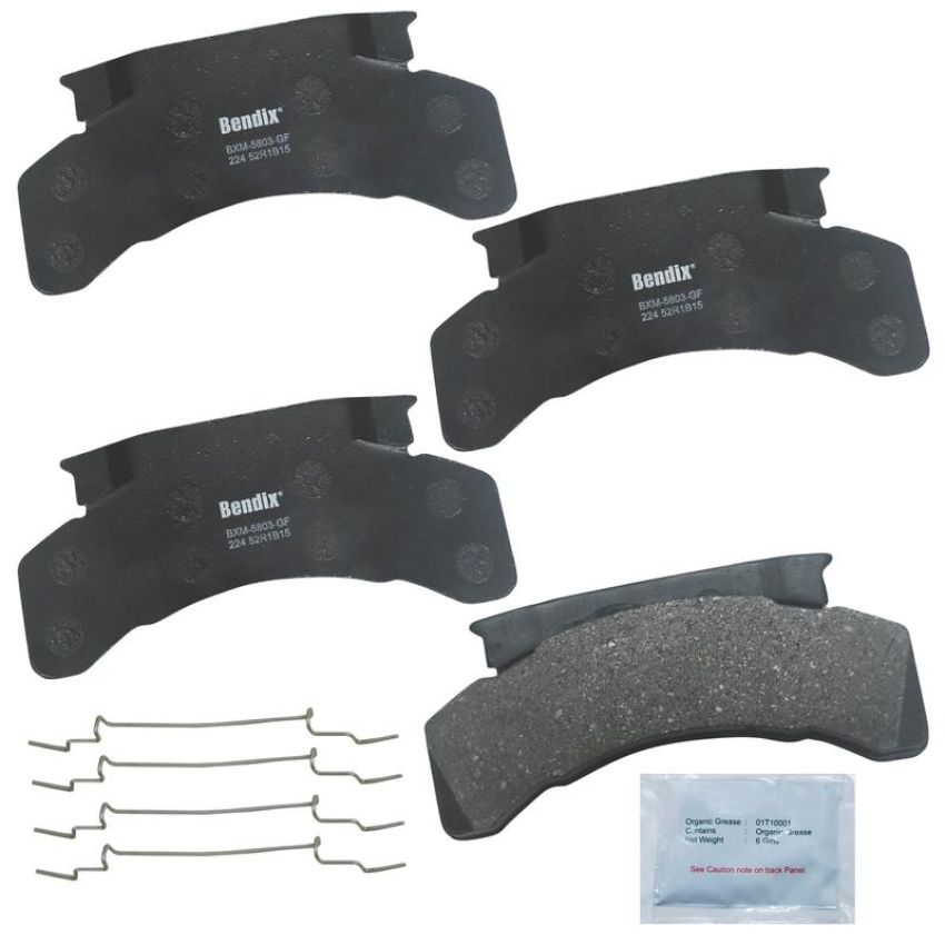 Bendix Friction MKD224FM BENDIX Fleet MetLok Brake Pad
