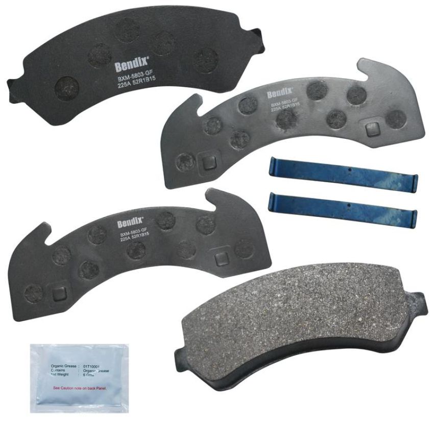 Bendix Friction MKD225AFM BENDIX Fleet MetLok Brake Pad