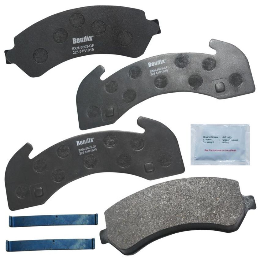 Bendix Friction MKD225FM BENDIX Fleet MetLok Brake Pad