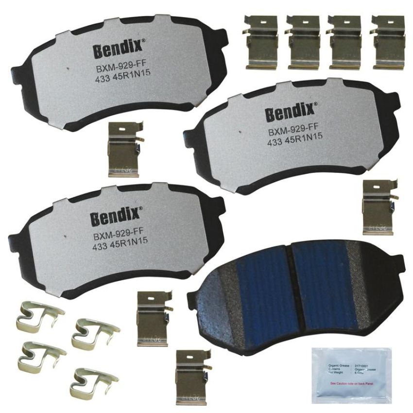 Bendix Friction MKD433FM BENDIX Fleet MetLok Brake Pad