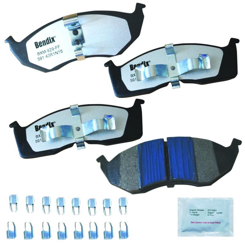 Bendix Friction MKD591FM BENDIX Fleet MetLok Brake Pad