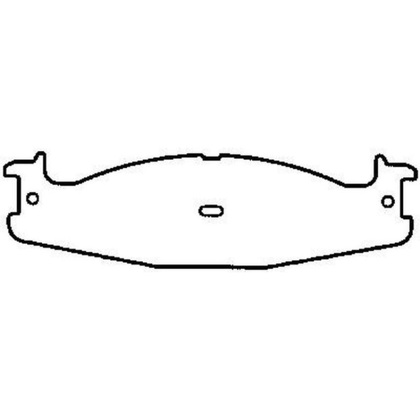 Bendix Friction MKD632FM BENDIX Fleet MetLok Brake Pad