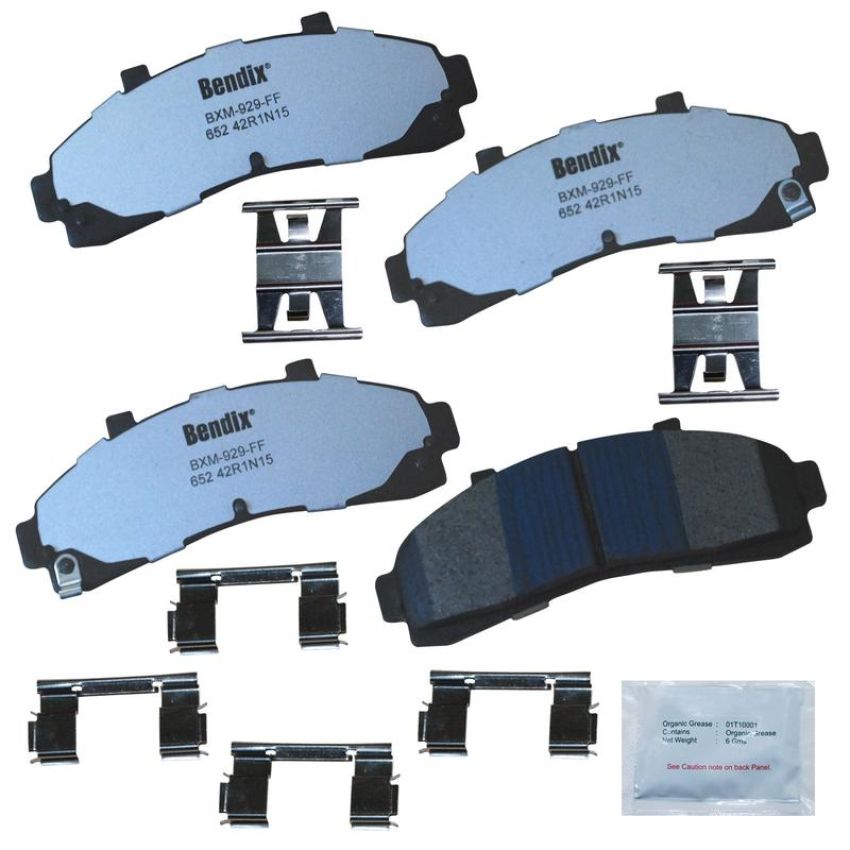 Bendix Friction MKD652FM BENDIX Fleet MetLok Brake Pad