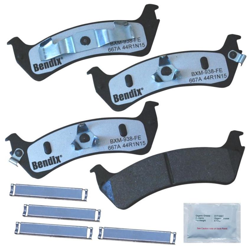 Bendix Friction MKD667AFM BENDIX Fleet MetLok Brake Pad