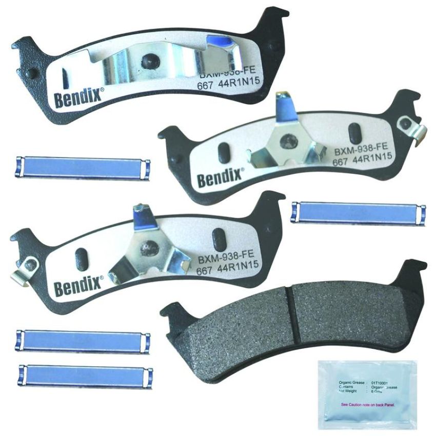 Bendix Friction MKD667FM BENDIX Fleet MetLok Brake Pad