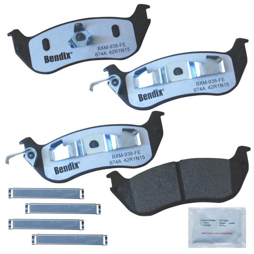 Bendix Friction MKD674AFM BENDIX Fleet MetLok Brake Pad