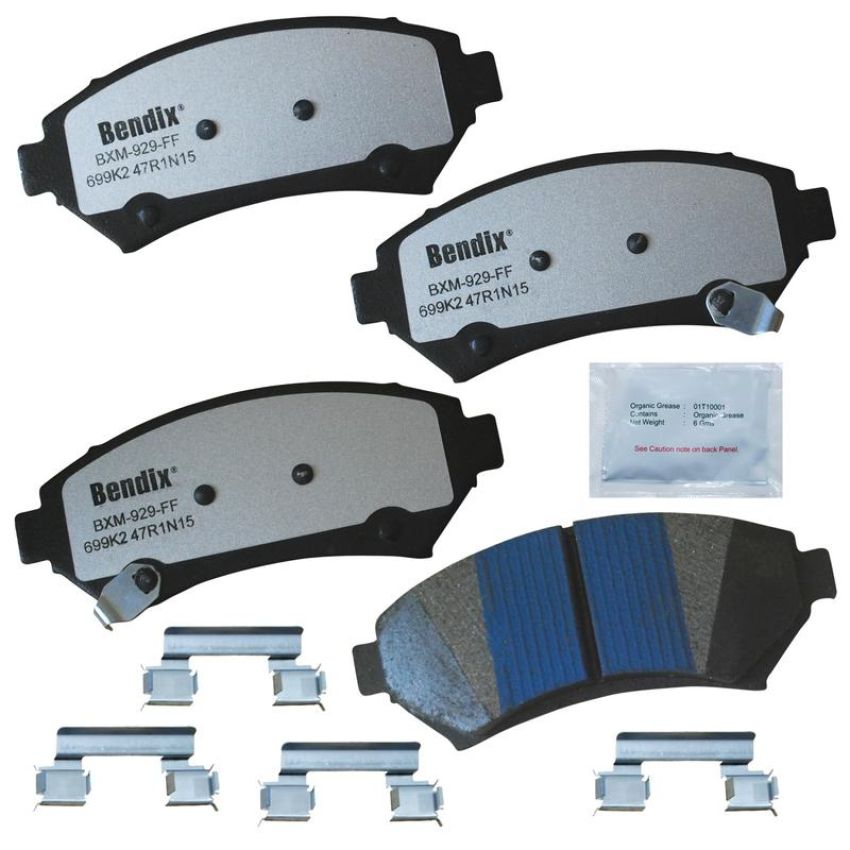 Bendix Friction MKD699K2FM BENDIX Fleet MetLok Brake Pad