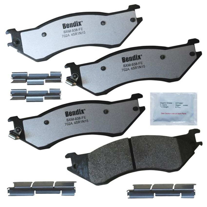 Bendix Friction MKD702AFM BENDIX Fleet MetLok Brake Pad