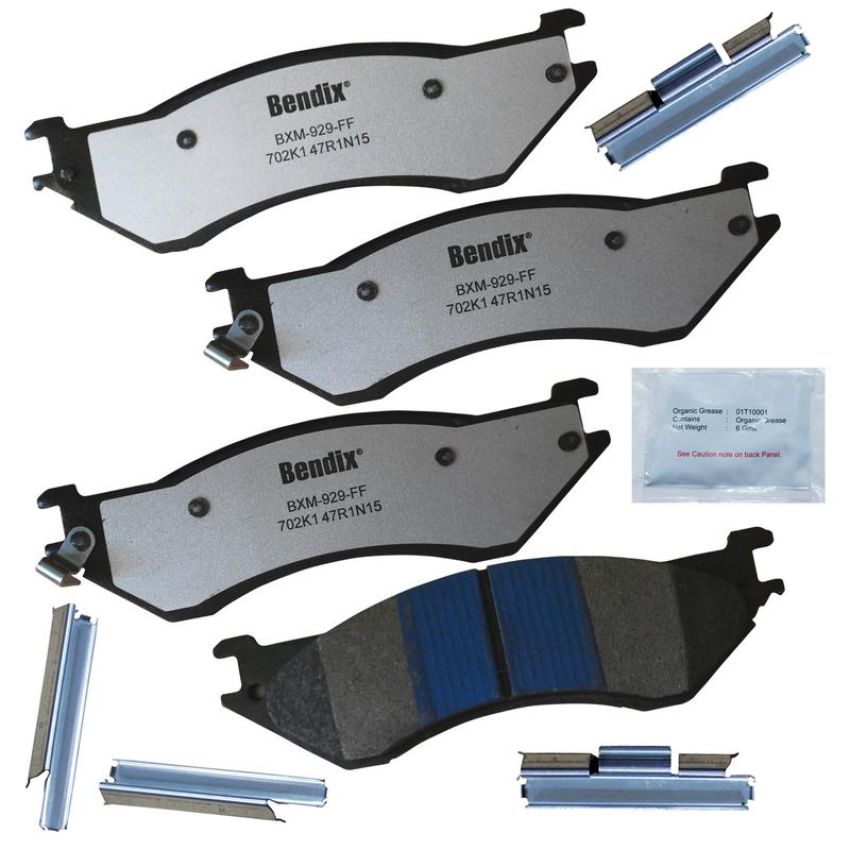 Bendix Friction MKD702K1FM BENDIX Fleet MetLok Brake Pad