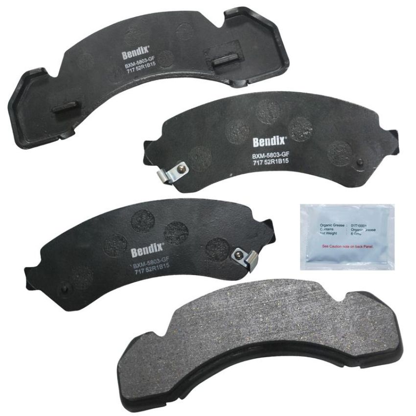 Bendix Friction MKD717FM BENDIX Fleet MetLok Brake Pad