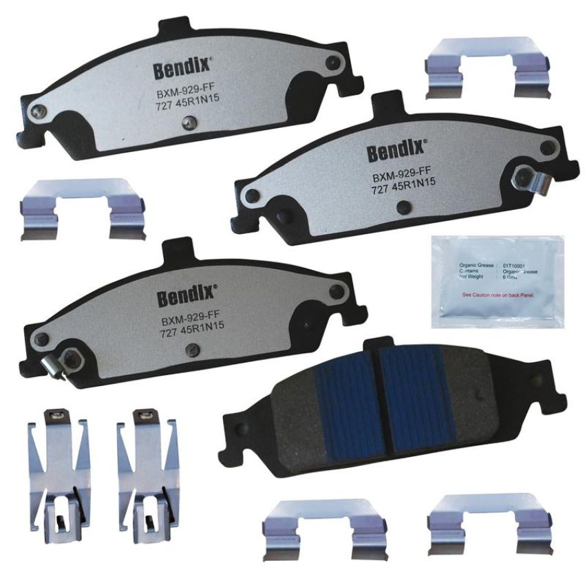 Bendix Friction MKD727FM BENDIX Fleet MetLok Brake Pad
