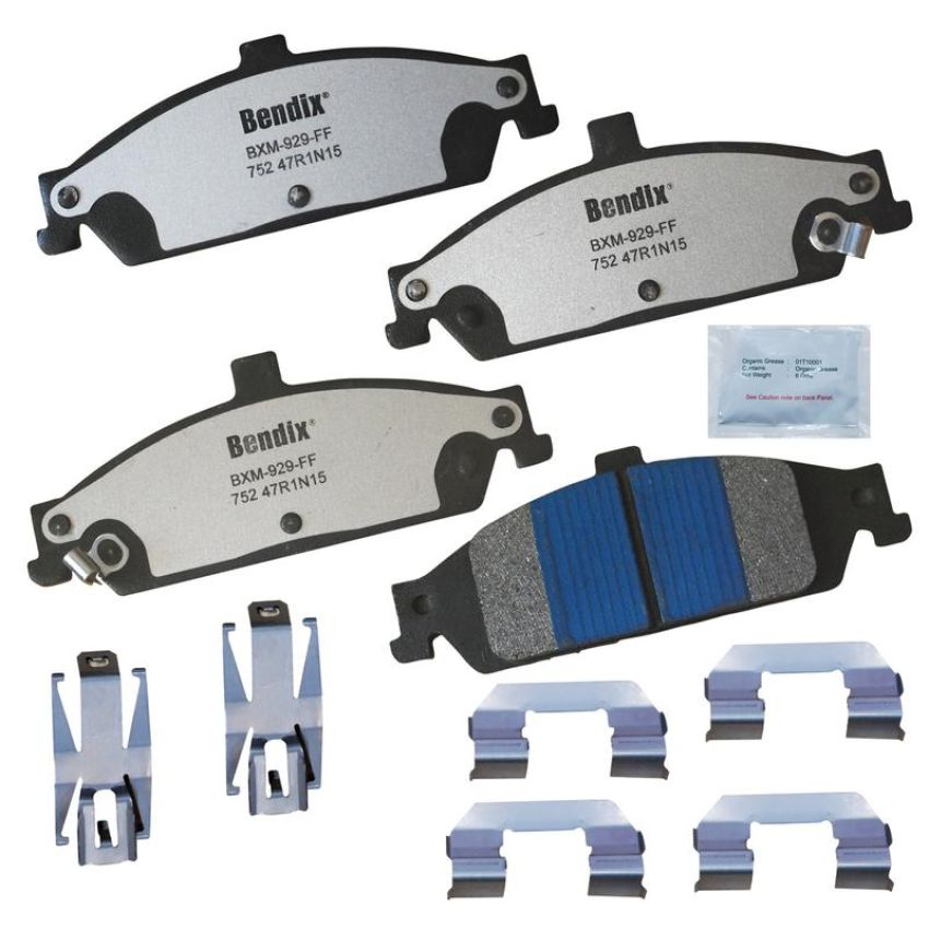 Bendix Friction MKD752FM BENDIX Fleet MetLok Brake Pad