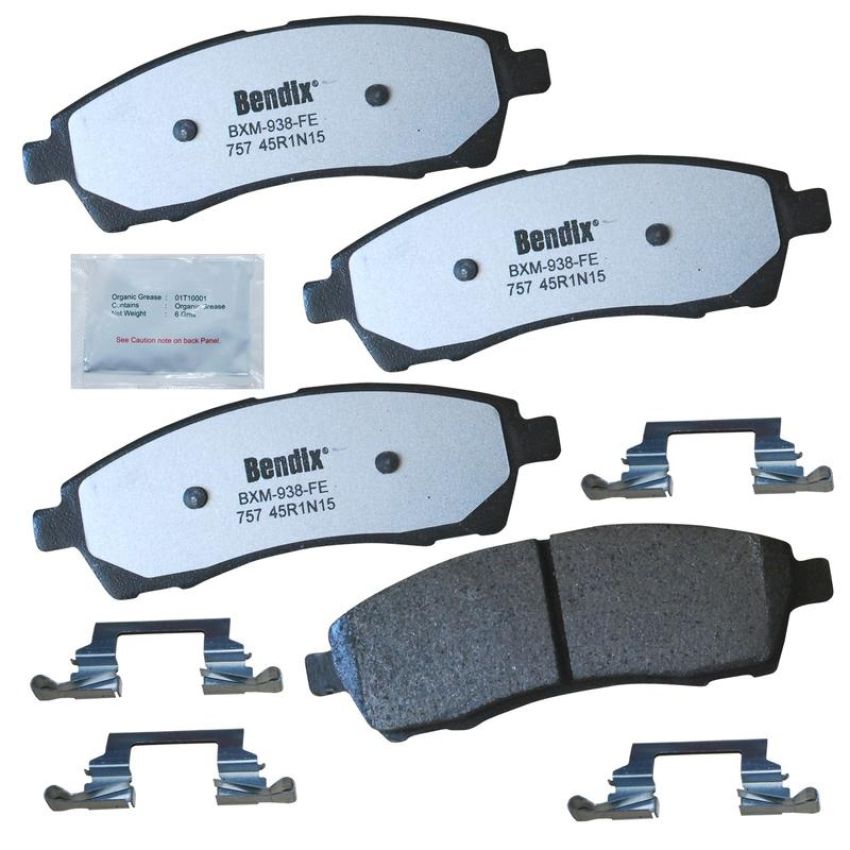 Bendix Friction MKD757FM BENDIX Fleet MetLok Brake Pad