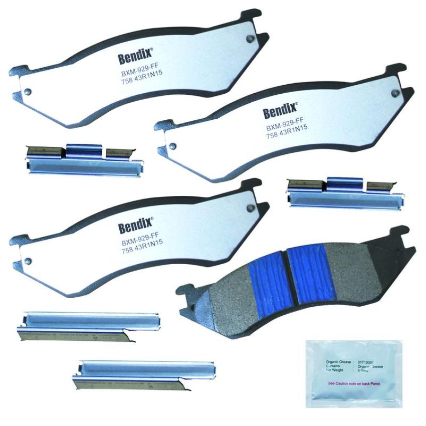 Bendix Friction MKD758FM BENDIX Fleet MetLok Brake Pad