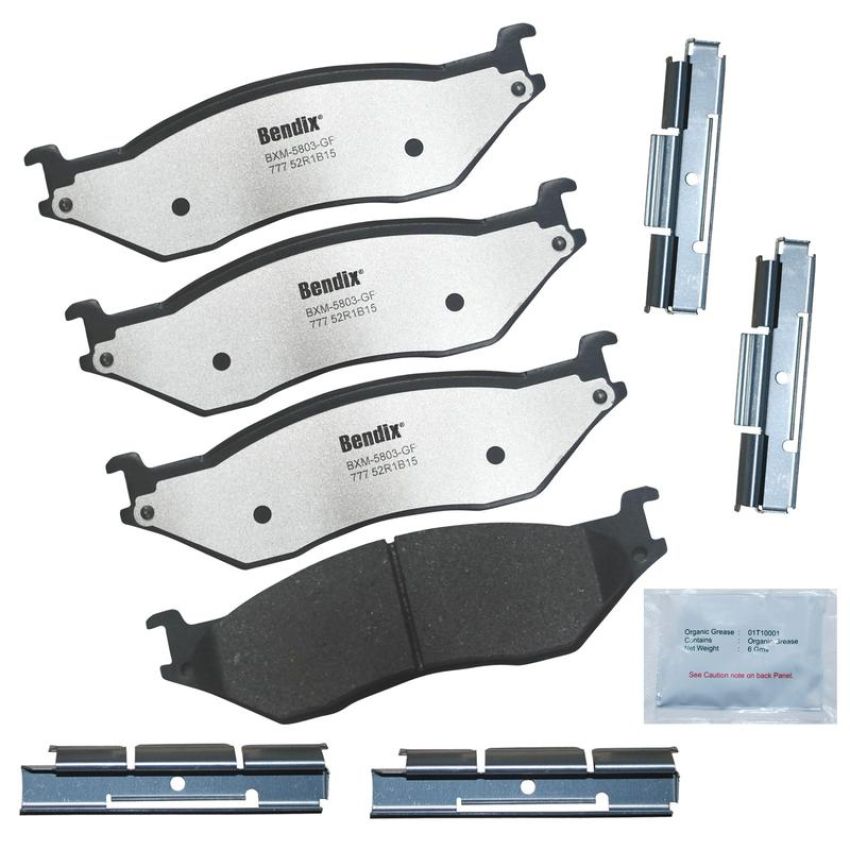 Bendix Friction MKD777FM BENDIX Fleet MetLok Brake Pad