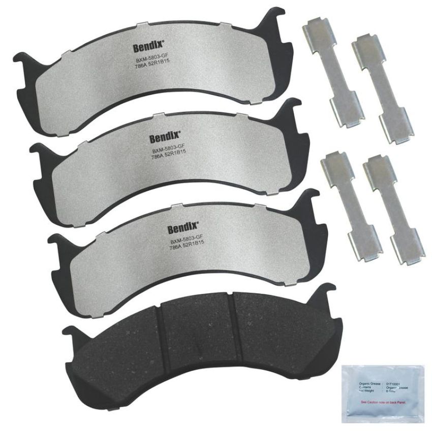 Bendix Friction MKD786AFM BENDIX Fleet MetLok Brake Pad