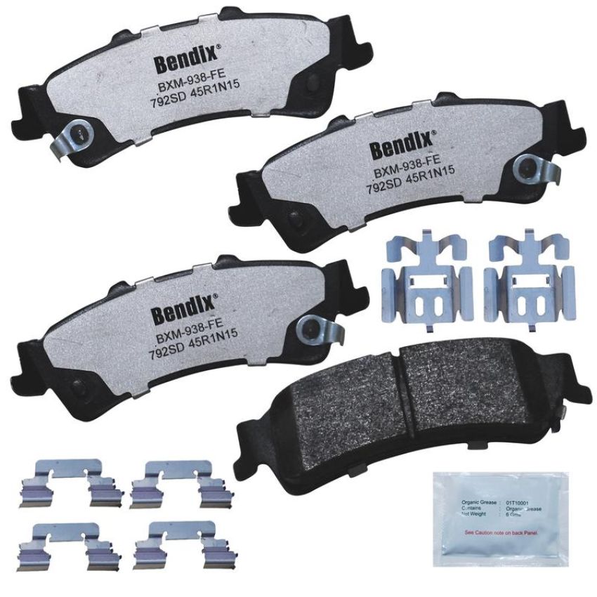 Bendix Friction MKD792SDFM BENDIX Fleet MetLok Brake Pad