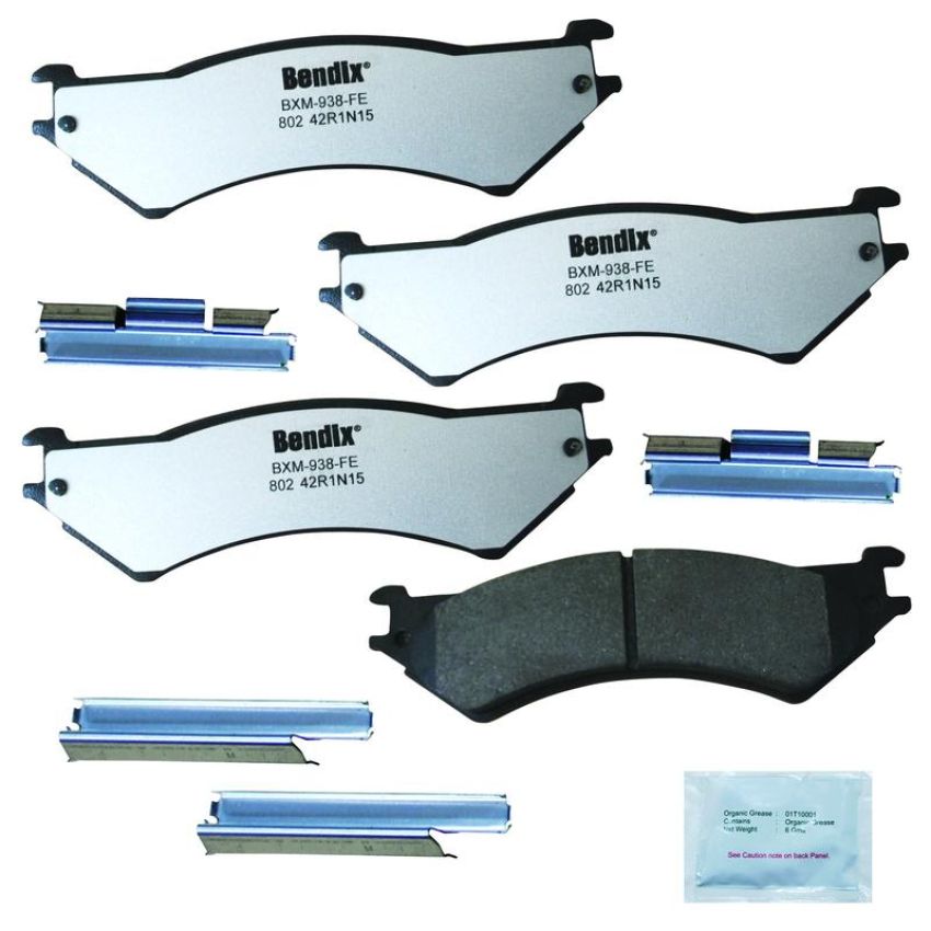Bendix Friction MKD802FM BENDIX Fleet MetLok Brake Pad