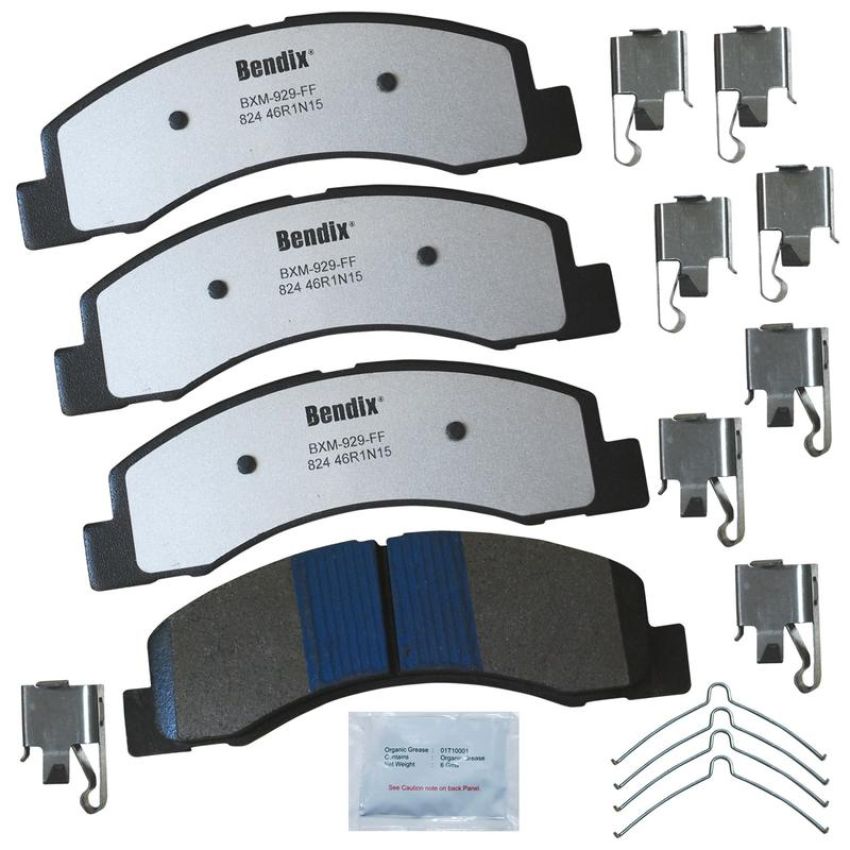 Bendix Friction MKD824FM BENDIX Fleet MetLok Brake Pad