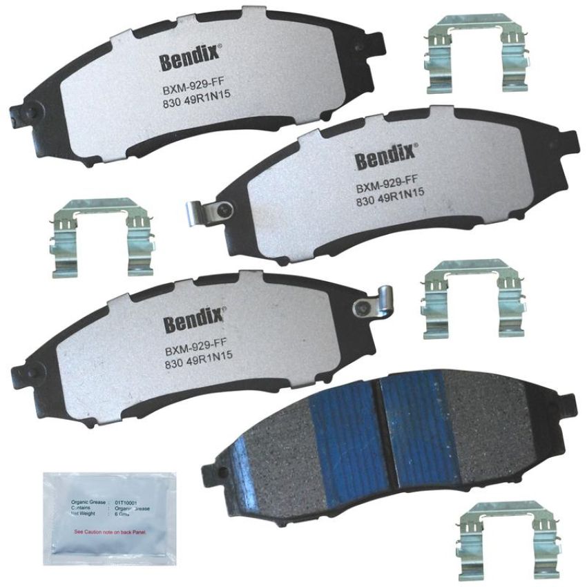 Bendix Friction MKD830FM BENDIX Fleet MetLok Brake Pad