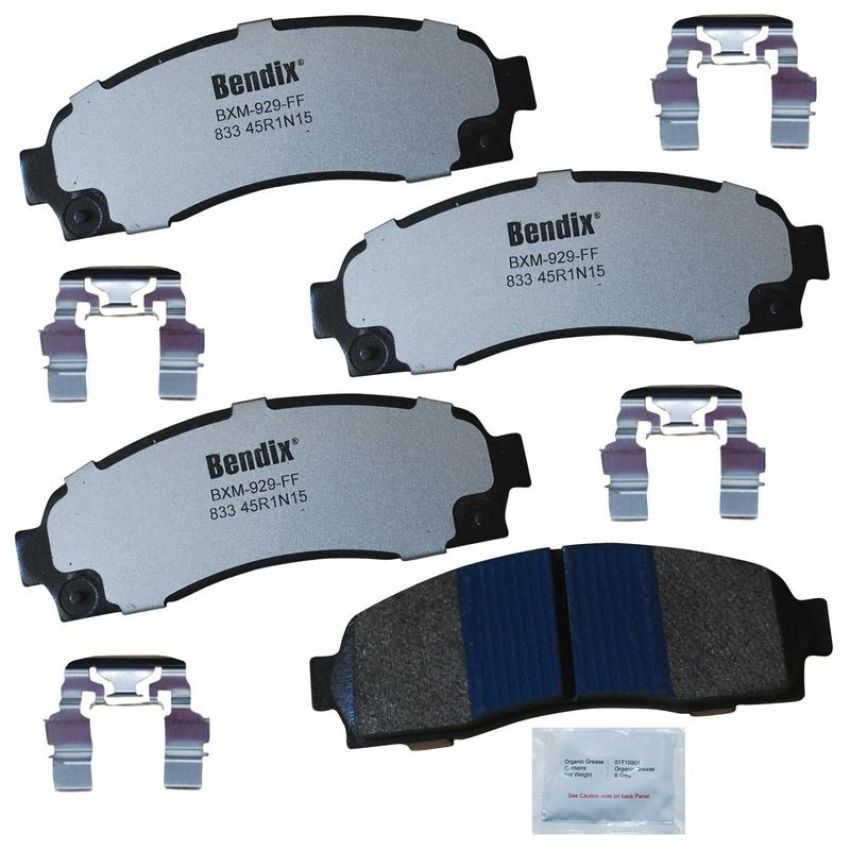 Bendix Friction MKD833FM BENDIX Fleet MetLok Brake Pad