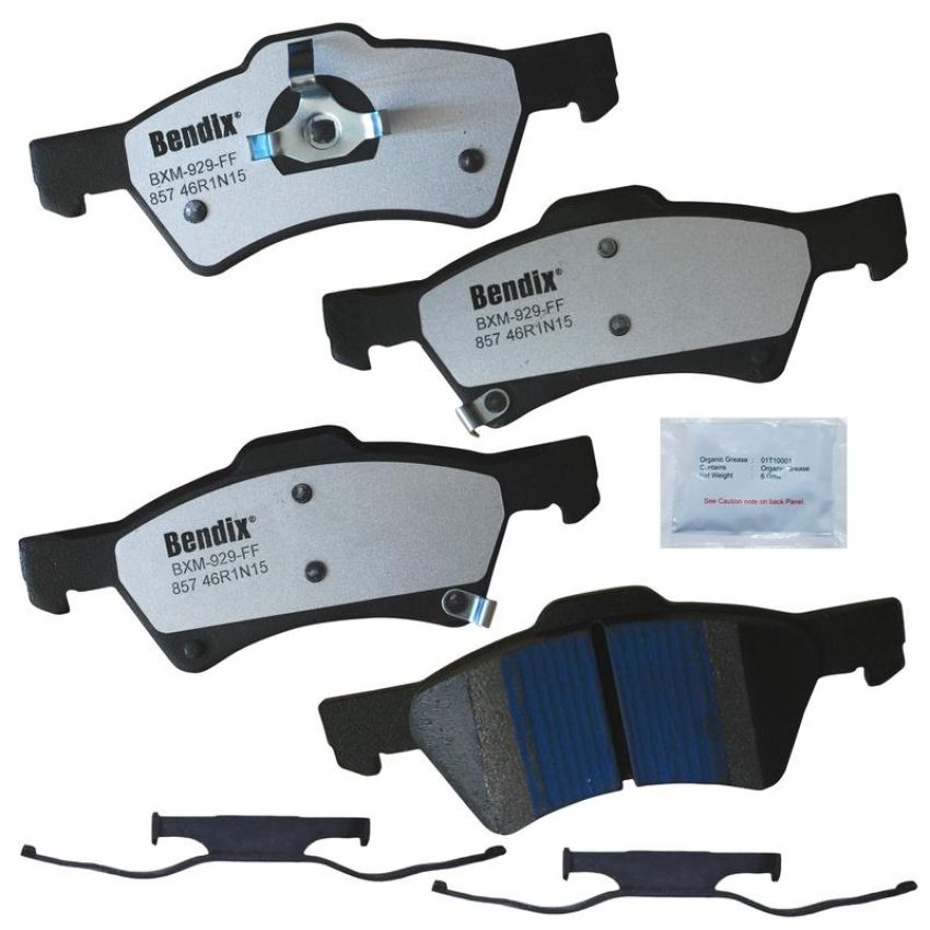 Bendix Friction MKD857FM BENDIX Fleet MetLok Brake Pad