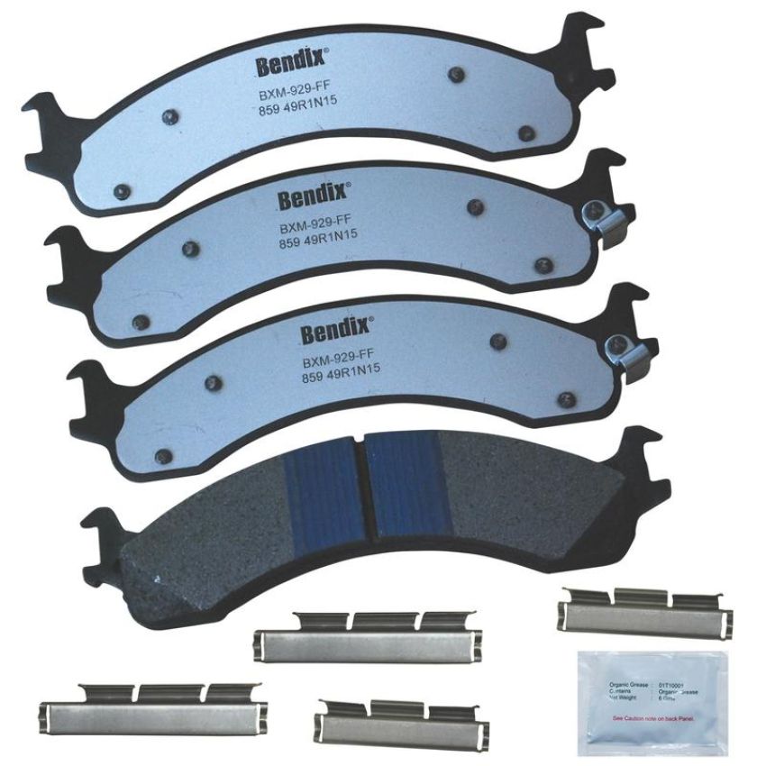 Bendix Friction MKD859FM BENDIX Fleet MetLok Brake Pad