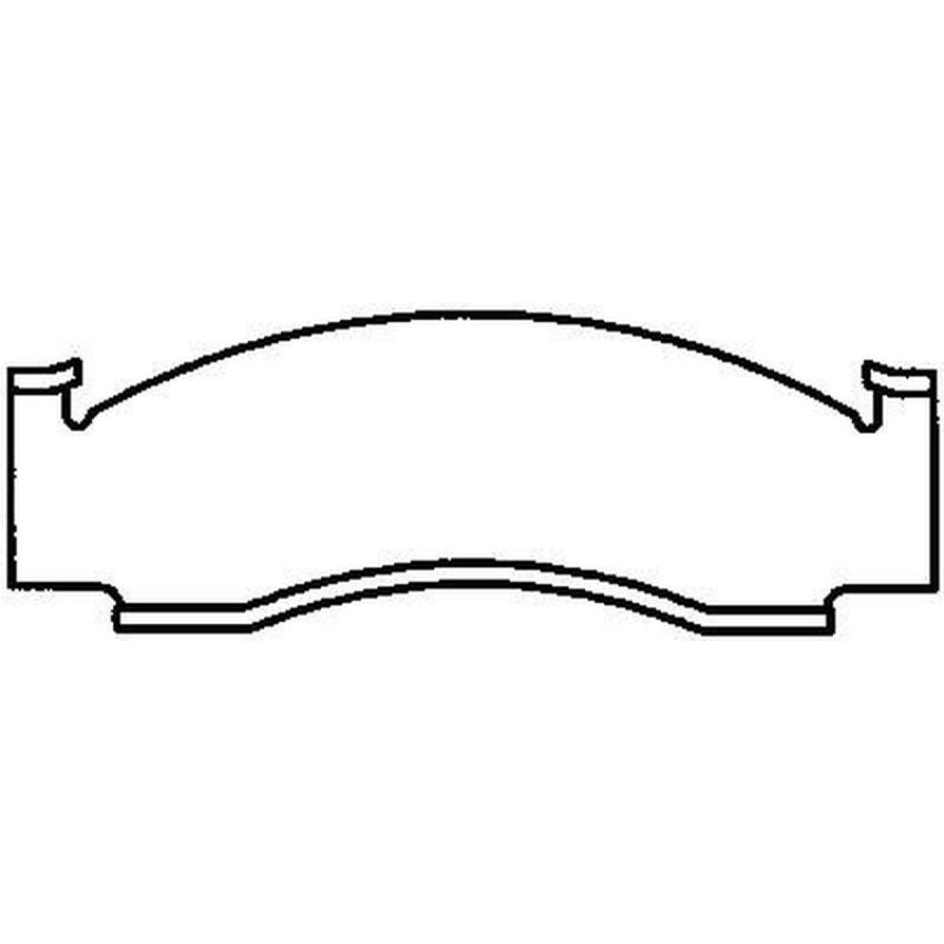 Bendix Friction MKD86FM BENDIX Fleet MetLok Brake Pad