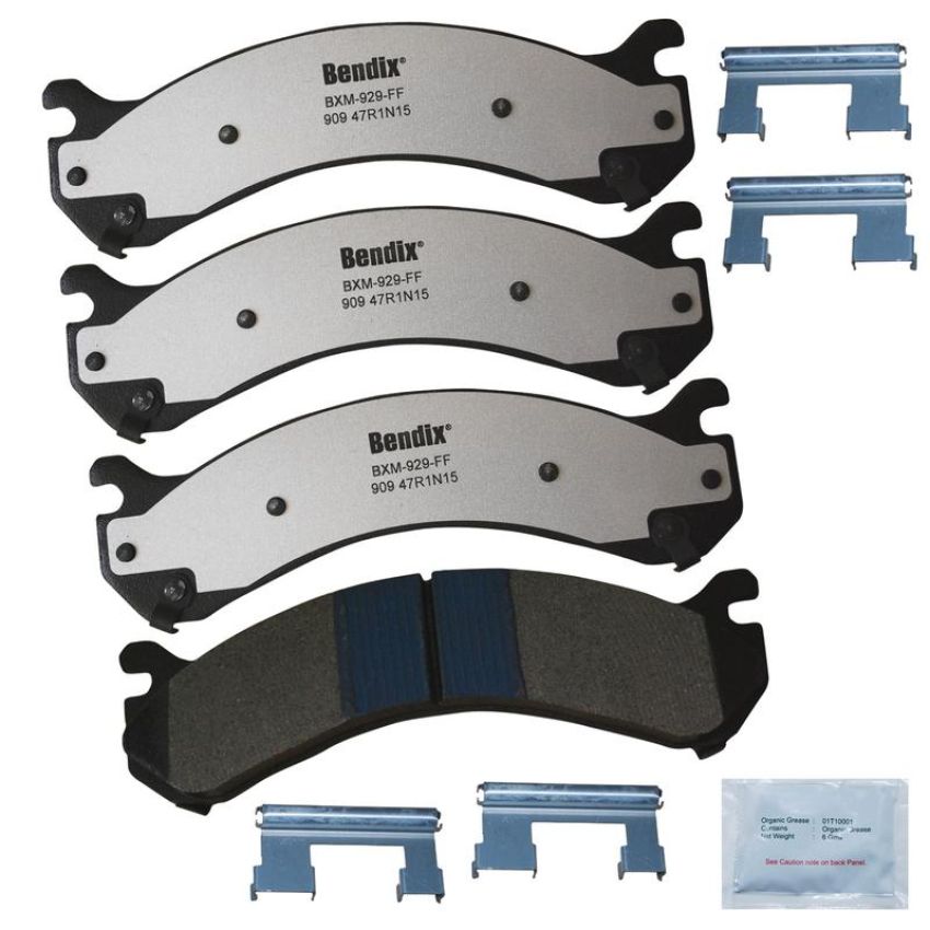 Bendix Friction MKD909FM BENDIX Fleet MetLok Brake Pad