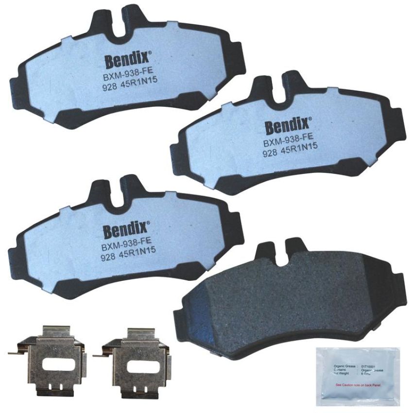 Bendix Friction MKD928FM BENDIX Fleet MetLok Brake Pad