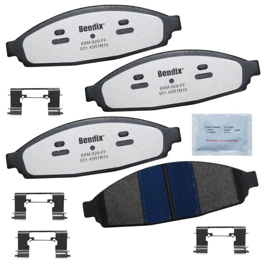 Bendix Friction MKD931FM BENDIX Fleet MetLok Brake Pad