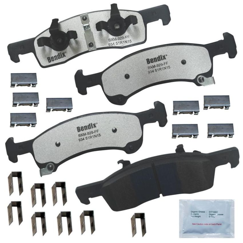 Bendix Friction MKD934FM BENDIX Fleet MetLok Brake Pad